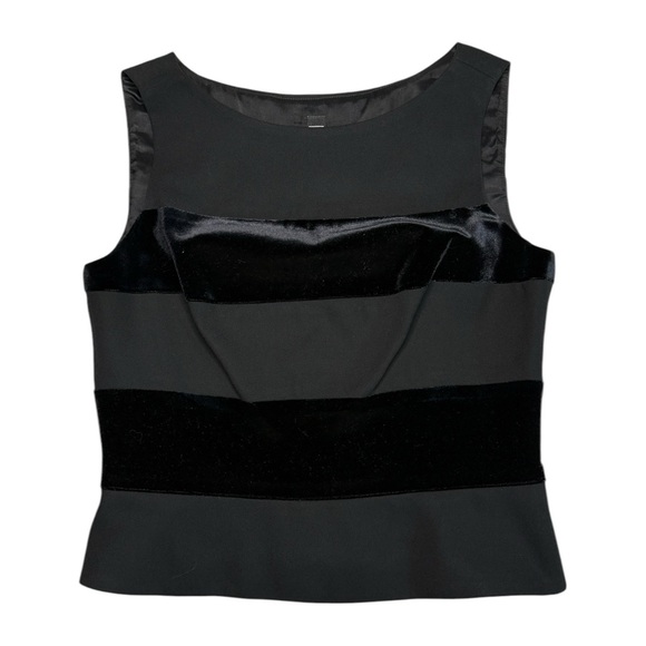 Laundry By Shelli Segal Tops - Vintage Laundry Black Stripe Sleeveless Top Size 4